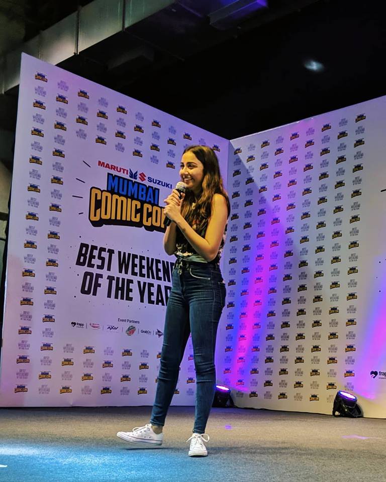 Prajakta Koli at Comic Con 2017
